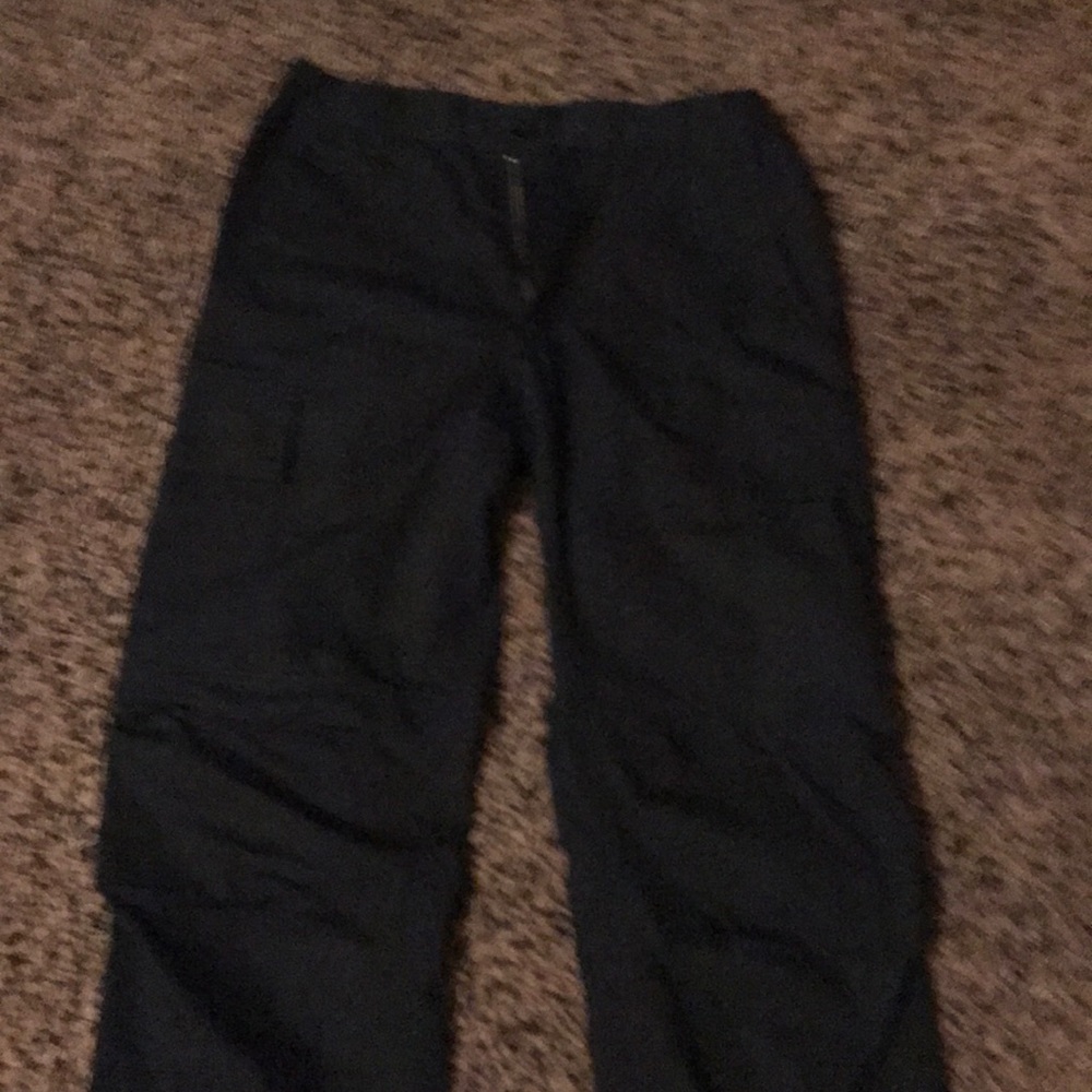 Black cargo pants